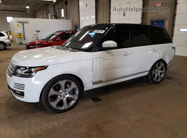 SALGS2FE6HA326097 2017 LAND ROVER RANGE White Передня ліва чверть