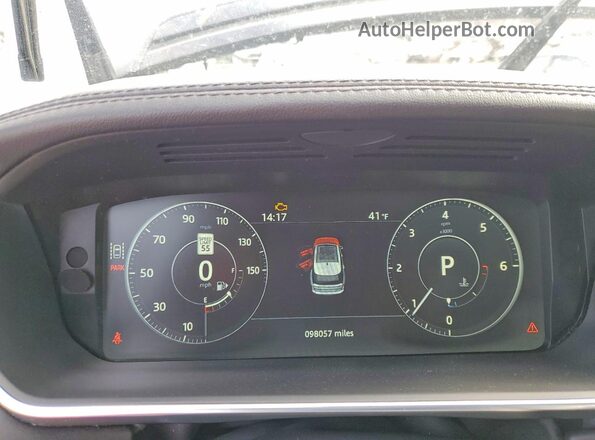 SALGS2FK8HA330531 2017 LAND ROVER RANGE White ხელსაწყოთა პანელის ხედი