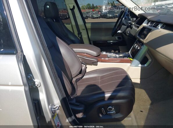 SALGS2FV7HA331048 2017 LAND ROVER RANGE ROVER Silver Вид салону спереду