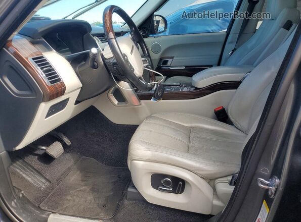 SALGS2FV9HA345890 2017 LAND ROVER RANGE Charcoal Vista interior delantera