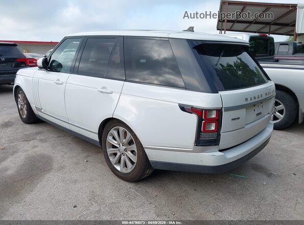 SALGS2KF9GA301675 2016 LAND ROVER RANGE ROVER Белый Задняя левая четверть
