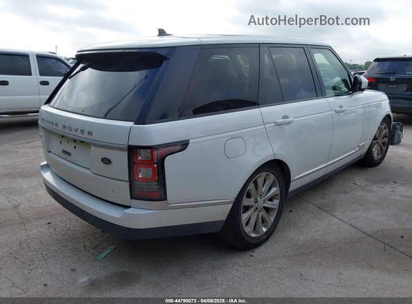 SALGS2KF9GA301675 2016 LAND ROVER RANGE ROVER Белый Задняя правая четверть