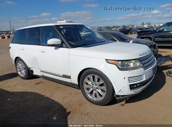 SALGS2PF7GA304955 2016 LAND ROVER RANGE ROVER White Przód prawy