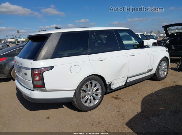 SALGS2PF7GA304955 2016 LAND ROVER RANGE ROVER White Tył prawy