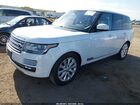 2016 Land Rover Range Rover 3.0l V6 Supercharged Hse White vin: SALGS2PF7GA304955
