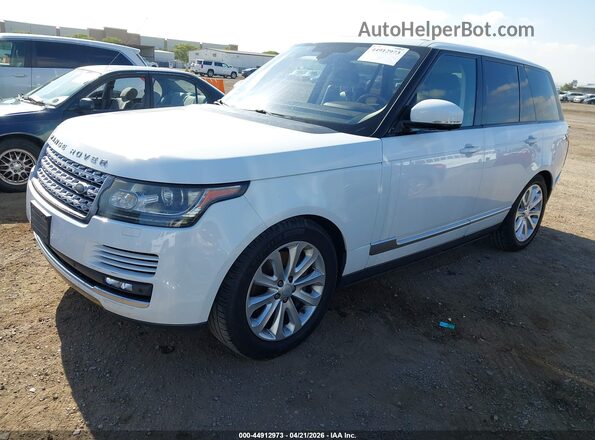 SALGS2PF7GA304955 2016 LAND ROVER RANGE ROVER White Przód lewy