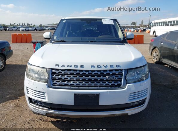 SALGS2PF7GA304955 2016 LAND ROVER RANGE ROVER White Widok wnętrza z tyłu