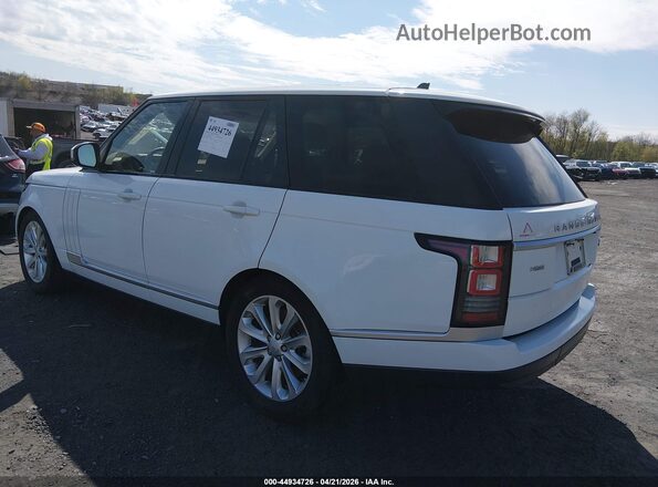 SALGS2PFXGA305002 2016 LAND ROVER RANGE ROVER White Rear left