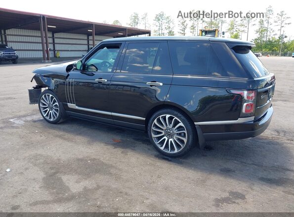SALGS2RE4KA519044 2019 LAND ROVER RANGE ROVER Черный Задняя левая четверть