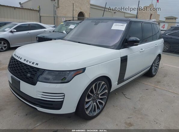 SALGS2RE5JA398801 2018 LAND ROVER RANGE ROVER Белый Передняя левая четверть
