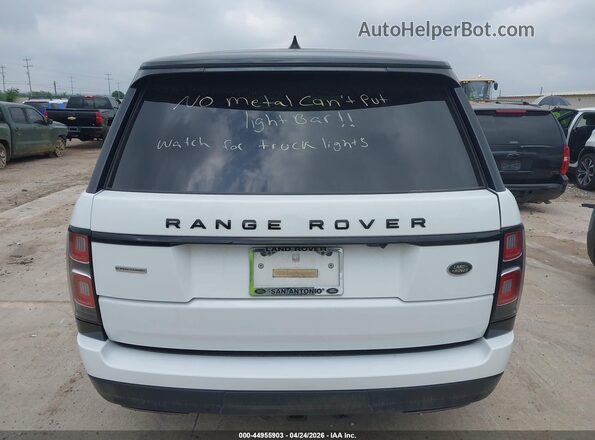SALGS2RE5JA398801 2018 LAND ROVER RANGE ROVER Белый 