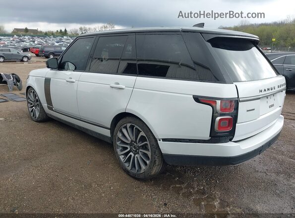 SALGS2RE6KA537349 2019 LAND ROVER RANGE ROVER White Trasero izquierdo