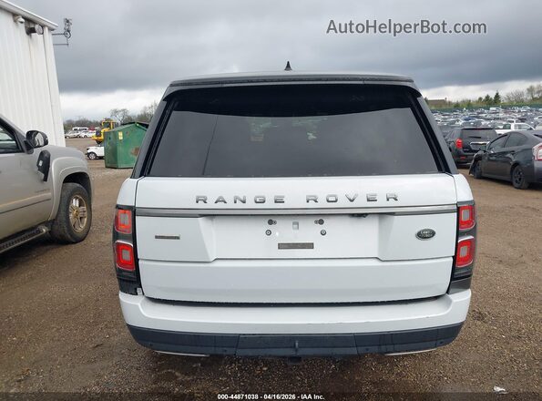 SALGS2RE6KA537349 2019 LAND ROVER RANGE ROVER White 