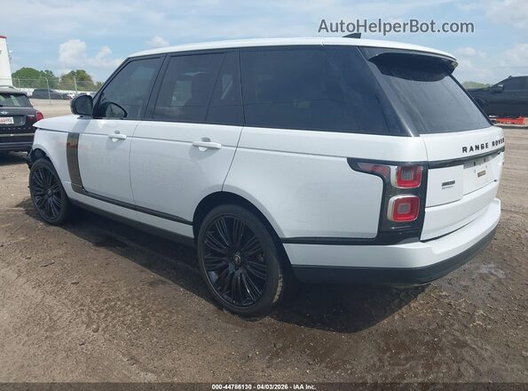 SALGS2RK8JA508018 2018 LAND ROVER RANGE ROVER White Задня ліва чверть