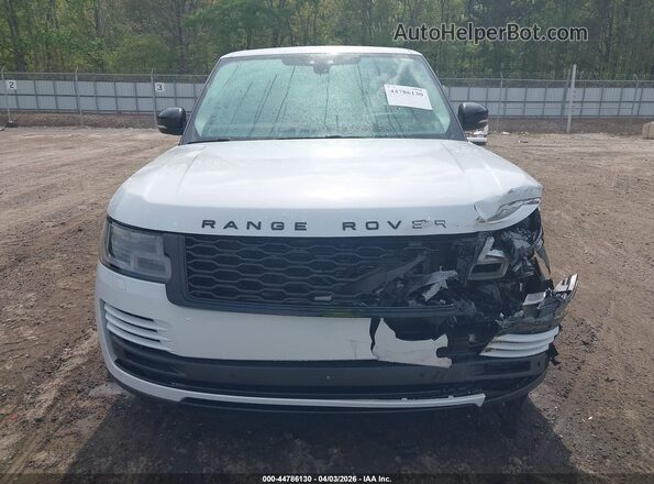 SALGS2RK8JA508018 2018 LAND ROVER RANGE ROVER White Вид щитка приладів