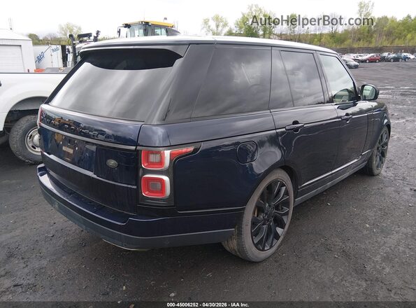 SALGS2RU2LA578635 2020 LAND ROVER RANGE ROVER Синий Задняя правая четверть