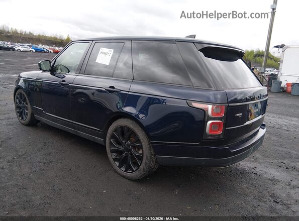 SALGS2RU2LA578635 2020 LAND ROVER RANGE ROVER Синий Задняя левая четверть