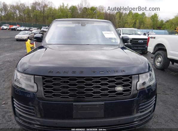 SALGS2RU2LA578635 2020 LAND ROVER RANGE ROVER Синий Вид щитка приборов