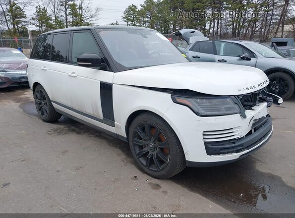 SALGS2RU2NA465528 2022 LAND ROVER RANGE ROVER Белый Передняя правая четверть