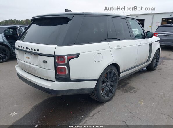 SALGS2RU2NA465528 2022 LAND ROVER RANGE ROVER Белый Задняя правая четверть