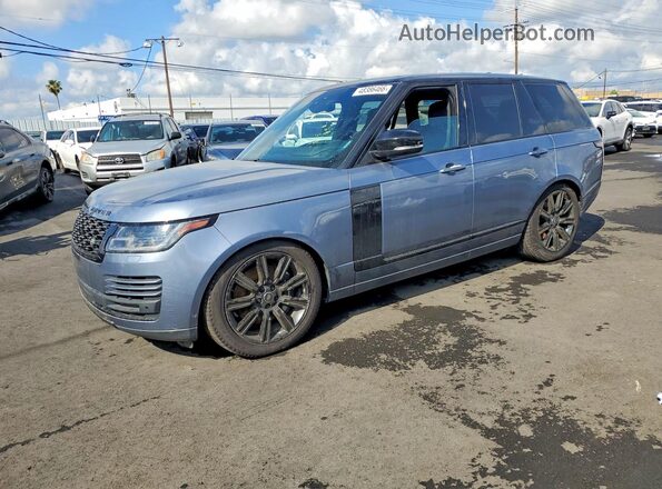 SALGS2RU4LA584128 2020 LAND ROVER RANGE Синий Передняя левая четверть