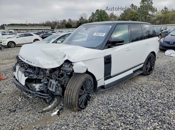 SALGS2RU6NA464074 2022 LAND ROVER RANGE Белый Передняя левая четверть