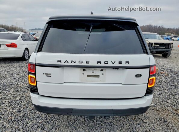 SALGS2RU6NA464074 2022 LAND ROVER RANGE Белый Вид сзади