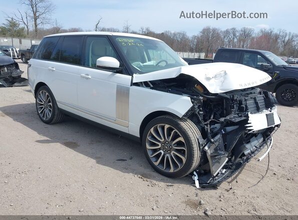 SALGS2SE9MA425450 2021 LAND ROVER RANGE ROVER Белый Передняя правая четверть