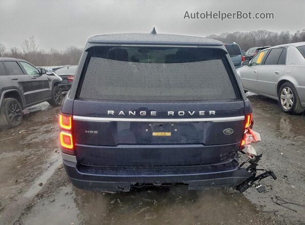SALGS2SV1KA548298 2019 LAND ROVER RANGE Blue Widok z tyłu