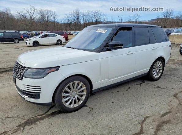 SALGS2SV2KA516833 2019 LAND ROVER RANGE White Przód lewy
