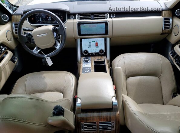 SALGS2SV2KA516833 2019 LAND ROVER RANGE White Widok deski rozdzielczej