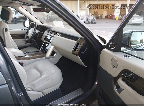 SALGS2SV5KA546893 2019 LAND ROVER RANGE ROVER Light Blue წინა სალონის ხედი