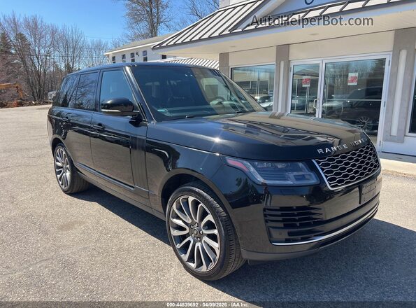 SALGS2SV8KA517596 2019 LAND ROVER RANGE ROVER Black Przód prawy