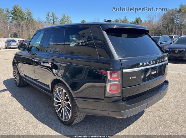 SALGS2SV8KA517596 2019 LAND ROVER RANGE ROVER Black Tył lewy