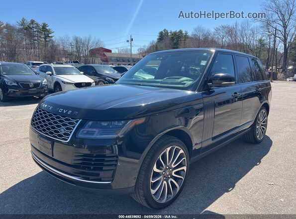 SALGS2SV8KA517596 2019 LAND ROVER RANGE ROVER Black Przód lewy
