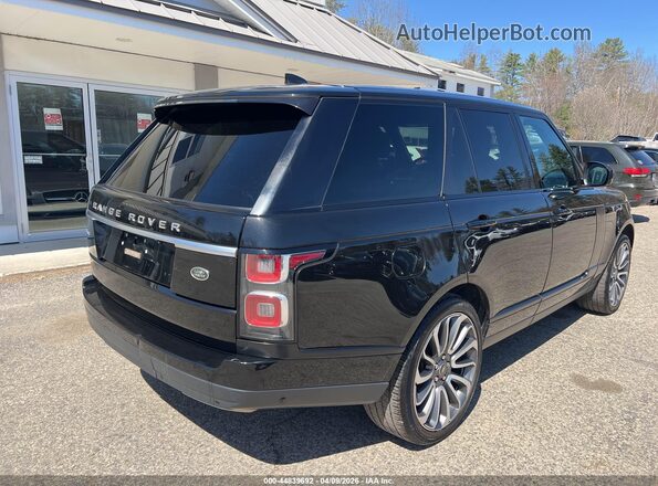 SALGS2SV8KA517596 2019 LAND ROVER RANGE ROVER Black Tył prawy