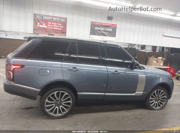 SALGS2SV9KA523116 2019 LAND ROVER RANGE ROVER Синий Вид задней части салона