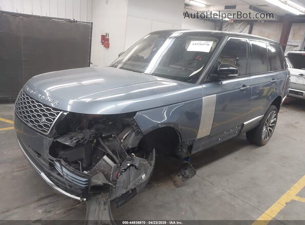 SALGS2SV9KA523116 2019 LAND ROVER RANGE ROVER Синий Передняя левая четверть