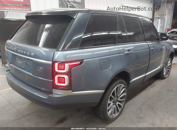 SALGS2SV9KA523116 2019 LAND ROVER RANGE ROVER Синий Задняя правая четверть