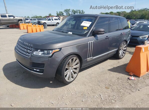 SALGS2VF8GA275162 2016 LAND ROVER RANGE ROVER Light Blue Առջևի ձախ երեք քառորդ տեսարան
