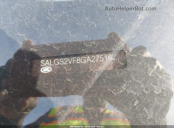 SALGS2VF8GA275162 2016 LAND ROVER RANGE ROVER Light Blue Շարժիչի բաժամունքի տեսք