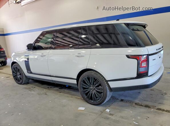 SALGS3EF5GA282897 2016 LAND ROVER RANGE Белый Задняя левая четверть