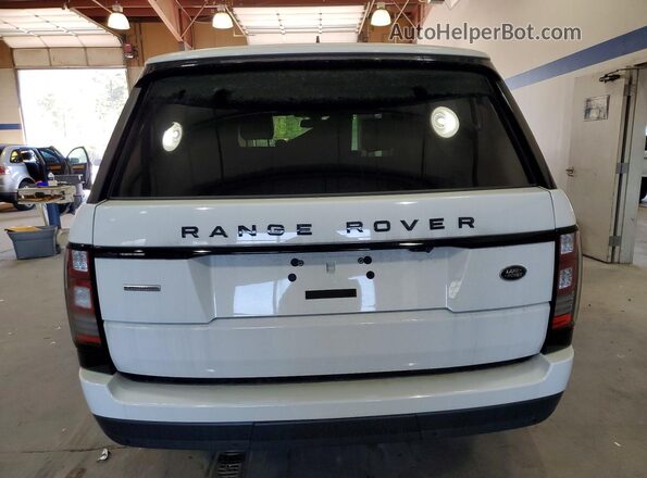 SALGS3EF5GA282897 2016 LAND ROVER RANGE Белый Вид сзади