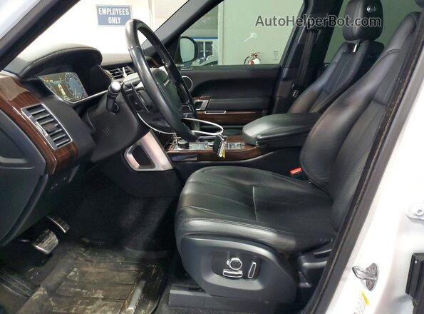 SALGS3EF5GA282897 2016 LAND ROVER RANGE Белый Вид салона спереди