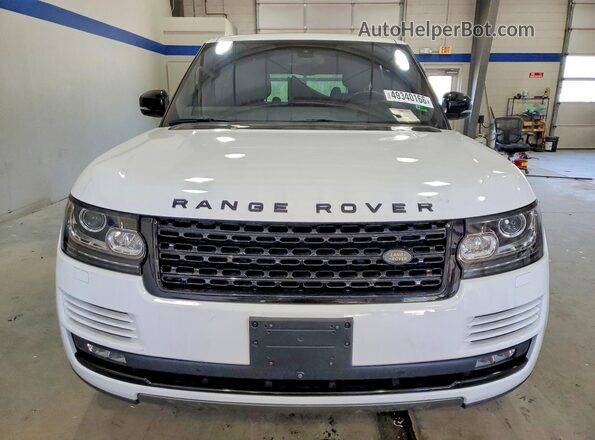 SALGS3EF5GA282897 2016 LAND ROVER RANGE Белый Вид спереди