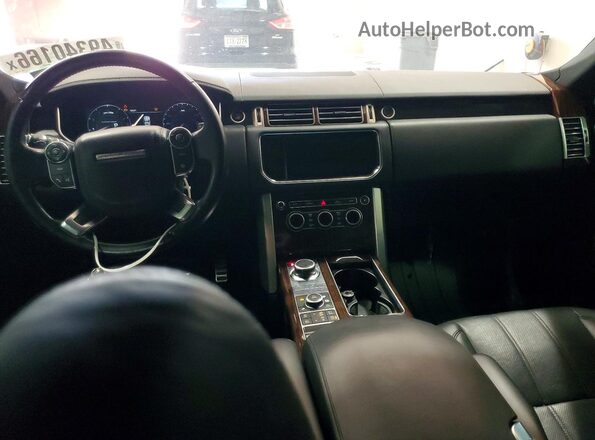 SALGS3EF5GA282897 2016 LAND ROVER RANGE Белый Вид панели приборов