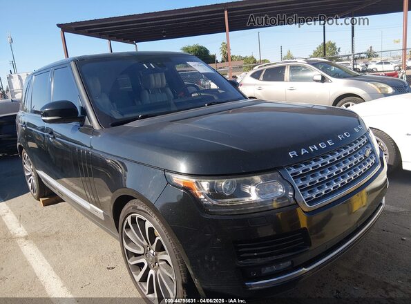 SALGS3EF9GA307946 2016 LAND ROVER RANGE ROVER Black Rear interior view
