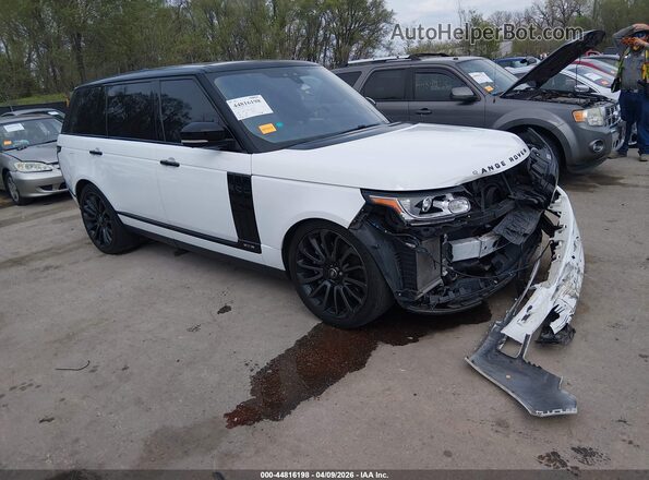 SALGS5FE3HA331209 2017 LAND ROVER RANGE ROVER White Przód prawy