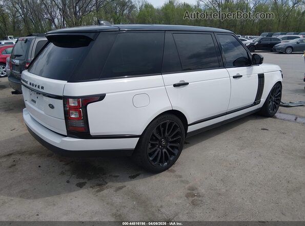 SALGS5FE3HA331209 2017 LAND ROVER RANGE ROVER White Tył prawy