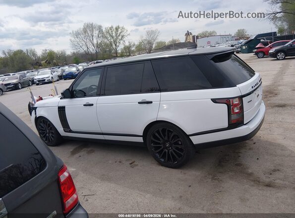 SALGS5FE3HA331209 2017 LAND ROVER RANGE ROVER White Widok wnętrza 360 stopni